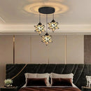 Frosted White Glass Dining Room Chandelier Farmhouse Pendant Lights for Kitchen Island Light Fixture Modern Chandeliers with Warm Light Bulbs Black by CozyNest Decor