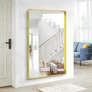Gold Bathroom Mirror, 36x60 Inch Rectangular Deep Frame Mirror, Large Wall Mounted Bathroom Vanity Mirror Over Sink for Bedroom,Restroom, Living Room, Hangs Vertically or Horizontally by CozyNest Decor