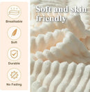 Premium Beige Bean Bag Chair for Adults with Armrest- Ultra Plush Memory Foam Lounge Sofa & Comfy Reading Nook Chair for Bedroom, Living Room & Dorm (White, with Footrest) by CozyNest Decor