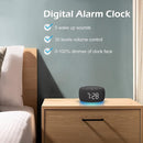 Buffbee Sound Machine & Alarm Clock 2-in-1, 0-100% Clock Face Brightness, Bottom Colored Light, Sleep Timer, Precise 30-Level Volume Control White Noise Machine by TinyTreasures Baby Boutique