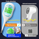 Boncare 9 Seconds Digital Basal Thermometer - Accurate Oral & Rectal Thermometer for Adults & Kids, Fever Alarm, Large Display (Blue) by TinyTreasures Baby Boutique