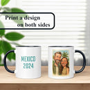 Personalized Coffee Mug, Custom Photo Caricature Gift, Funny Customized Coffee Gift for Men & Women, Custom Mugs with Pictures, Black 11oz Customized Fathers Day Mug by TinyTreasures Baby Boutique