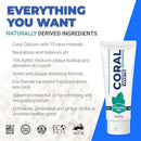 Coral White - Coral White Mint Toothpaste Natural Fluoride SLS Free Coral Calcium Remineralizing Toothpaste 4 Ounce (2 Pack) by CozyNest Decor