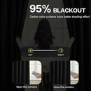KEQIAOSUOCAI Pinch Pleated Blackout Curtains 92 Inch Long 2 Panels for Bedroom Living Room Thermal Insulated Black Out Window Curtain Pinched Pleat Drape with Hooks (W40 x L92 Inch, Black) by TinyTreasures Baby Boutique