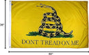FlagSource Gadsden U.S. Nylon Historical Flag, Made in The USA, 3x5' by GreenHaven Gardens