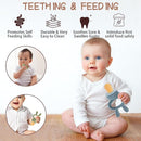 WAJIAYON Baby Breastmilk Popsicle Molds & Babies Fruit Feeder (3 Pack), Infant Food Freezer Tray Storage Containers, Silicone Teething Pacifier Feeder and Teether for Babies,Baby Feeders - Blue by TinyTreasures Baby Boutique