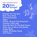 Move2Play, Kids Karaoke Microphone | Includes Pre-Loaded Songs & Bluetooth | Kids Birthday Party Gift | Toy for All Ages 2, 3, 4, 5, 6+ Year Old Girls, Boys & Toddlers by TinyTreasures Baby Boutique