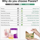 Poesie Travel Liquidless Laundry Detergent Sheets Portable Laundry Strips Travel Dorm Home Fresh Scent 3 Box Total 120 Sheets by CozyNest Decor