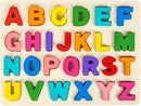 Alphabet Puzzle Wooden Puzzles for Toddlers 3 4 5 Year Old, ABC Puzzle Shape Alphabet Learning Puzzles Toys with Puzzle Board & Letter Blocks, Preschool Educational for Girls Boys by TinyTreasures Baby Boutique