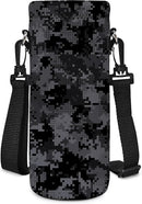 AUPET Water Bottle Sling Bag Carrier Crossbody Sleeve,Insulated Neoprene Bottle Case Holder Pouch Cover 500ML/17oz with Shoulder Strap for Walking Women Men by TinyTreasures Baby Boutique