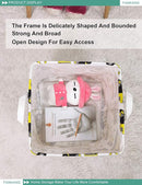 FANKANG Square Nursery Hamper Storage Bins Canvas Laundry Basket Foldable with Waterproof PE Coating Storage Baskets Gift Baskets for Children, Office, Bedroom, Clothes（Square-Engineering ） by TinyTreasures Baby Boutique