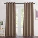 NICETOWN Blackout Cappuccino Curtains 84 inches Long, Grommet Room Darkening Thermal Insulated Sound Dampening Window Treatments for Bedroom/Home Office, 2 Panels, W46 x L84 by TinyTreasures Baby Boutique