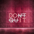 Don't Quit Neon Sign for Wall Decor, DO IT Neon Lights Party Decorations, USB Powered Switch LED Neon Lights Adjustable for Office, Gym, Man Cave, Gamer Room Decor by CozyNest Decor