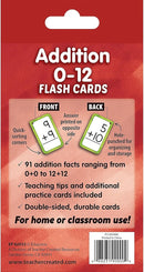 Teacher Created Resources Addition 0-12 Flash Cards (EP62033) by TinyTreasures Baby Boutique