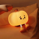 ATSUI Pumpkin Night Light, Halloween LED Squishy Novelty Lamp, Food Grade Silicone, Dimmable, Rechargeable Breastfeeding Nursery Nightlight for Desk Decor, Funny Gifts Stuff for Kids Women Boys Girls by TinyTreasures Baby Boutique