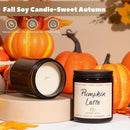 Auelife Fall Candles, Pumpkin Latte Scented Candle – Fall Soy Candle for Home | Autumn Aromatherapy Candles| Pumpkin Scented for Autumn Home Décor & Cozy Gift for Women by CozyNest Decor