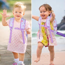Accmor Toddler Backpack Leash, Cute Unicorn Baby Backpacks with Anti Lost Wrist Link, Mini Kids Backpack Leash Walking Harness for Outdoor Travel, Adorable Backpack Tether for Boys Girls 1-3 (Purple) by TinyTreasures Baby Boutique