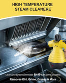 KOK Handheld Steam Cleaner, 221°F High-Temperature, 10-in-1 Accessory Kit, Multi-Surface Cleaning，for Kitchen/Bathroom/Car/Floors by TinyTreasures Baby Boutique