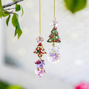 2PCS Rhinestones Christmas Tree Ornaments Suncatcher Prisms Hang for Tree Window Christmas Eve Party by GreenHaven Gardens