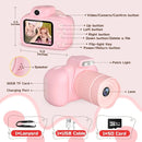 Temodu Kids Camera, Best Birthday Festival Toys Gifts for Girls Boys Age 3 4 5 6 7 8 9 10 11 12 Year Old, Digital Camera for Kids with Video, Toy Camera Toddler Camera for Girls with 32GB Card - Pink by TinyTreasures Baby Boutique