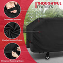 Unicook 28 Inch Griddle Cover for Blackstone and Nexgrill Cooking Station, Heavy Duty Waterproof Flat Top BBQ Grill Cover with Sealed Seam, Includes Support Pole, Black by GreenHaven Gardens