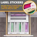 SpaceAid Bag Storage Organizer for Kitchen Drawer, Bamboo Organizer, Compatible with Gallon, Quart, Sandwich and Snack Variety Size Bag (4 Pack), White by CozyNest Decor