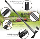 Hoe Garden Tool, 45 Inch Garden Hoe Long Handle for Weeding, Hoe Cultivator 2 in 1 Hand Garden Tools for Gardening Planting by GreenHaven Gardens