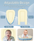 Baby Lounger - Infant Lounger for Newborn 0-25 Months, Waterproof Inner Cover and Pure Cotton Breathable Baby Nest Cover, Newborn Lounger for Baby Boys&Girls, Portable Baby Bed for Home and Travel by TinyTreasures Baby Boutique