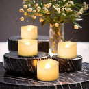 CANDLE CHOICE Battery Operated Flameless Tea Lights Bright Flickering LED Tealight Votive Candles for Wedding Party Table Centerpieces Halloween Christmas Decorations Batteries Incl Warm White 36 Pack by GreenHaven Gardens