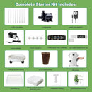 Vertical Hydroponic Growing System Kit – LED Grow Lights, Hydroponic Vegetable Tower,Inddor Lettuce Growing Garden,28 Plant Sites, for Indoor & Outdoor Gardening,Full Spectrum
