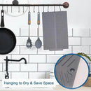Silicone Dish Drying Mat for Kitchen Counter, 15''x 10'' Drying Mat with Drain Lip, Non-Slip Dish Drainer Mats with Built-in Drain, Heat Resistant Drain Pad on Countertop, Gray by CozyNest Decor