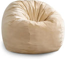 Hobestluk 5FT Bean Bag Chair Giant Bean Bag Chairs for Adults Large Bean Chairs with Removable Cover, Beanbag Chair with Filler, Adult Bean Bag Chairs for Living Room, Bedroom by CozyNest Decor