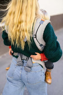 Beco Toddler Carrier with Extra Wide Seat, 100% Cotton - Backpack Style and Front-Carry, Lightweight & Breathable, Toddler Sling Carrier 20-60 lbs (Ecru) by TinyTreasures Baby Boutique