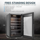 24 Bottles Wine Cooler Refrigerator, Small Wine Fridge Mini Wine Fridge Countertop with Glass Door Wine Cellars for Red Wine, Champagne, Dry White Wine, Sparkling Wines by CozyNest Decor