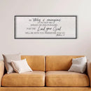 LuZhiQiang Be Strong And Courageous Sign Wall Decor 40"x15" Quote Joshua 1:9 Bible Verse Christian Faith Wood Art Wall (Black) by CozyNest Decor