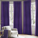 ANRODUO Back Tab Blackout Curtains for Bedroom Living Room, Rod Pocket Pinch Pleated Thermal Insulated Room Darkening Curtains 90 Inches Long 2 Panels, Purple, 42 x 90 Inch by TinyTreasures Baby Boutique