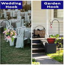 Ashman Shepherd's Hooks 35 Inch (36 Per Pack), Black, Made of Premium Metal for Hanging Solar Lights, Bird Feeders, Mason Jars, Christmas Lights, Lanterns, Garden Stakes and Wedding Décor. by GreenHaven Gardens