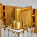 Modern Bathroom Vanity Light 5-Lights Chrome Crystal Wall Lamp Bathroom Modern Crystal Vanity Lighting by CozyNest Decor