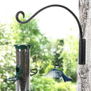 Heavy Duty Plant Hanger Bracket - Outdoor Hand-Forged Hanging Plant Bracket Durable and Stable Bird Feeder Hanger by GreenHaven Gardens