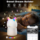 1080P Pan/Tilt Security Camera for Baby Monitor, 2.4G WiFi Pet Camera with Motion Detection, Night Vision, 2-Way Talk, RGB Night Lights, Lullabies, TF/Cloud Storage, Works with Alexa & Google Home by TinyTreasures Baby Boutique