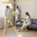 Steam Mop with Detachable Handheld Steam Cleaner for Home Cleaning,13OZ Water Tank,with Handheld 6-in-1 Multi-function Attachments for Hardwood Floors,Clothes,Windows,Tiles Grout and Furniture by CozyNest Decor