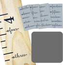 Little Acorns ADD ON - DIY Vinyl Growth Chart Ruler - Height Marker Arrows ONLY - Script - Straight by TinyTreasures Baby Boutique