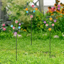 Metal Flowers Decorative Garden Stakes, 22.1 ''H Heart Shape Metal Flowers for Outside Yard Art Garden Stakes,Spring Outdoor Decor Housewarming Present for Women Mom Grandma by CozyNest Decor