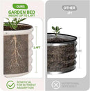 Galvanized Raised Garden Bed - 4x2x1.4FT Metal Planter Boxes Outdoor | Oval Steel Raised Bed Kit for Gardening with Protective Tape, Gloves for Vegetables, Flower, Herb (White) by GreenHaven Gardens