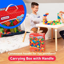 PREXTEX 100-Piece Building Blocks Set for Toddlers - Jumbo Toy Blocks in 5 Colors for Kids 18 Months and Up, Encourages Creativity, Motor Skills, and Early Learning by TinyTreasures Baby Boutique