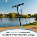 Foldable Children's Electric Scooter (Ages 6-14) - Top Speed 16 km/h, Maximum Range 8 km, 7-inch Illuminated Front Wheel, 6-inch Solid Rear Wheel by TinyTreasures Baby Boutique