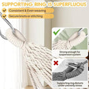 ANYOO Cotton Hammock Portable Camping Hammocks for Hanging Sturdy Garden Comfortable Fabric Hammock with Tree Straps Up to 660lbs with Travel Bag for Camping Outdoor/Indoor Patio Backyard by GreenHaven Gardens