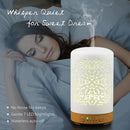 Earnest Living Essential Oil Diffuser Gift Set White Ceramic Diffuser 100 ml & Essential Oil Set Timers Night Lights Auto Off Function Home Office Humidifier Aromatherapy Diffusers for Essential Oils by TinyTreasures Baby Boutique