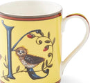 Spode Kit Kemp 12oz Mug in Fine China, K Initial - Custom Coffee Cup for Hot Beverages, Personalized Gift Idea for Her, Him, Friends, Coffee Lovers - Stylish Letter Mug for Daily Use, Dishwasher Safe by CozyNest Decor