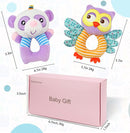 BLOOBLOOMAX Sock rattles for Babies 0-24 Months Baby Animal Foot Finder Educational Toys by TinyTreasures Baby Boutique